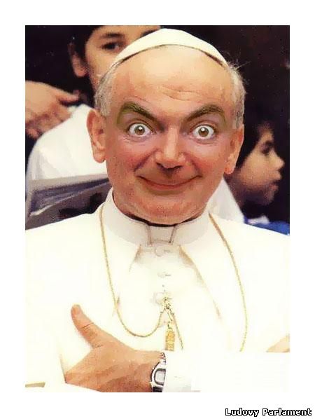 Mr. Bean - pápežom